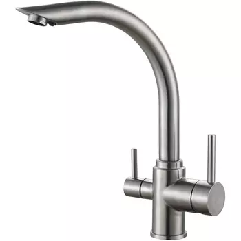 Смеситель для кухни Haiba HB70304, сталь