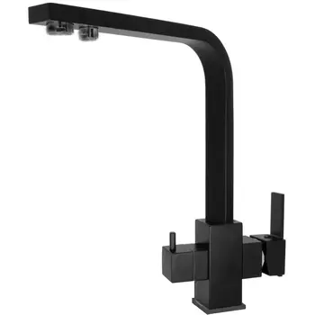 Смеситель для кухни Haiba HB76803-7, черный