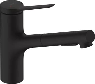 Смеситель для кухни Hansgrohe Zesis M33 74800670 черный матовый