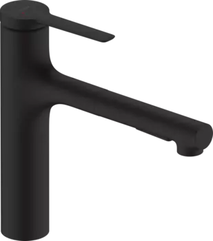 Смеситель для кухни Hansgrohe Zesis M33 74801670 черный матовый