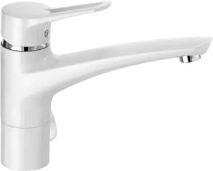 Смеситель для кухни Kludi MX 399069262 с переключателем, белый