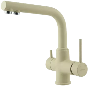 Смеситель для кухни Lemark Comfort LM3061PBG бежевый