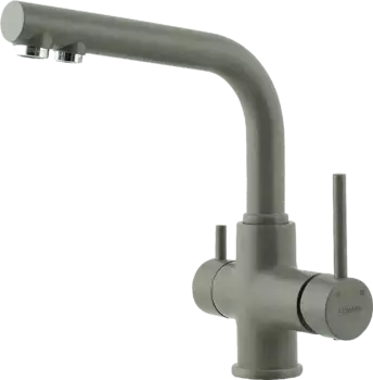 Смеситель для кухни Lemark Comfort LM3061PGS серый шелк