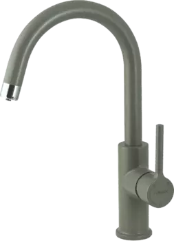Смеситель для кухни Lemark Comfort LM3073PGS серый шелк