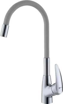 Смеситель для кухни Lemark Linara LM0415C-Gray с гибким изливом