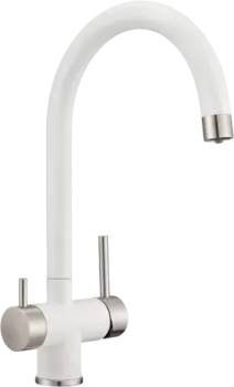 Смеситель для кухни Milacio Ultra MCU.554.WH белый