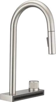 Смеситель для кухни Milacio Ultra MCU.556.SS сталь нержавеющая, с каскадным изливом