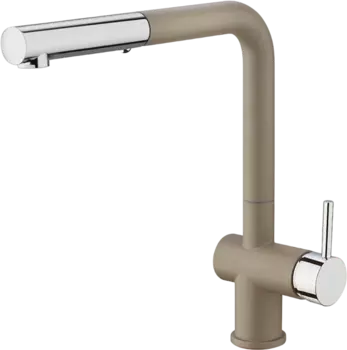 Смеситель для кухни Paini Cox HD72566CR1KM с выдвижной лейкой, granite truffle