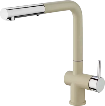 Смеситель для кухни Paini Cox HD94566CR1KM с выдвижной лейкой, granite avena