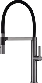 Смеситель для кухни Paulmark Leader Le214101-B с гибким изливом, беретта