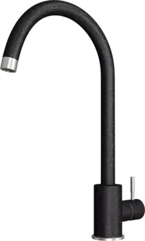 Смеситель для кухни Polygran Альтаир 848986, черный