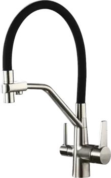 Смеситель для кухни Potato P4077 P4077-1 сатин