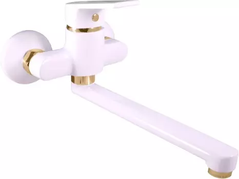 Смеситель для кухни Rav Slezak Colorado CO101.5/23BZ белый, золото