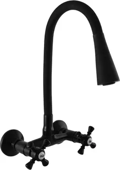 Смеситель для кухни Rav Slezak Morava retro MK302.5/13CMAT черный