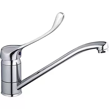 Смеситель для кухни с хирургической ручкой Haiba HB4254, хром