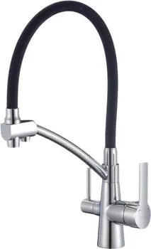 Смеситель для кухни Savol S-L1805-01 с гибким изливом