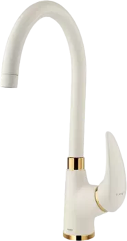 Смеситель для кухни Shouder Senior 0140516 слоновая кость/золото