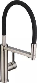 Смеситель для кухни Swedbe Selene Plus 8640 черный, нержавеющая сталь /8640