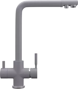 Смеситель для кухни Ulgran Quartz UQ-016 бетон UQ-016-05