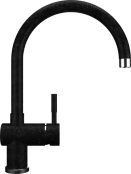 Смеситель для кухни Ulgran U-021 черный U-021-308