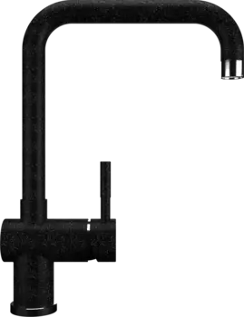 Смеситель для кухни Ulgran U-023 черный U-023-308