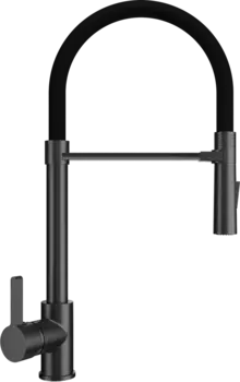 Смеситель для кухни Ulgran U-024 черный матовый U-024-черный матовый