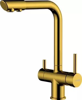 Смеситель для кухни Wasserkraft A8377 глянцевое золото