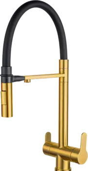 Смеситель для кухни Zorg Sanitary SZR-3030 BRONZE бронза