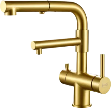 Смеситель для кухни Zorg Sanitary SZR-3216 Bronze бронза SZR-3216 BRONZE