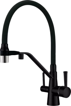 Смеситель для кухни Zorg Sanitary ZR 356 YF-Black Nickel черный никель ZR 356 YF-BLACK NICKEL