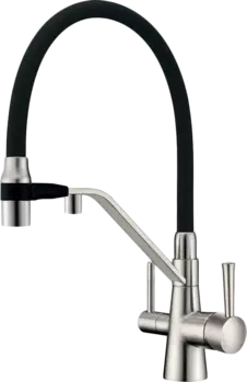 Смеситель для кухни Zorg Sanitary ZR 356 YF-Nickel никель ZR 356 YF-NICKEL