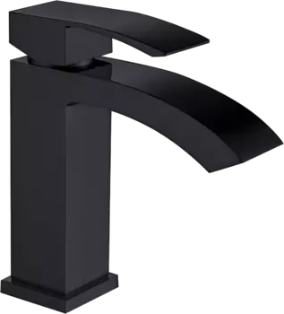 Смеситель для раковины Abber Wasserfall AF8610B черный