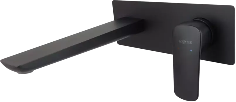 Смеситель для раковины Акватек Вега AQ1013MB матовый черный
