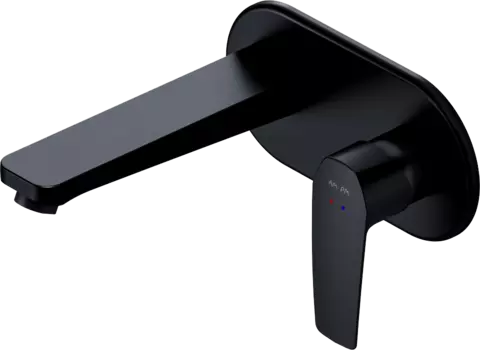 Смеситель для раковины Am.Pm Gem F90A72222 С ВНУТРЕННЕЙ ЧАСТЬЮ, черный