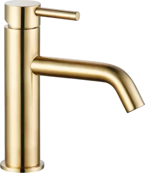 Смеситель для раковины AQUAme Siena AQM6210GG глянцевое золото