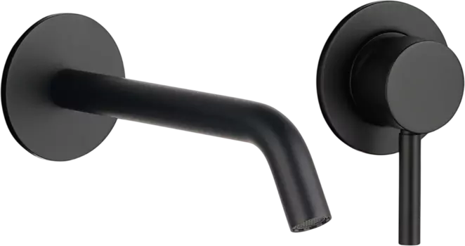 Смеситель для раковины AQUAme Siena AQM6215MB С ВНУТРЕННЕЙ ЧАСТЬЮ, черный матовый