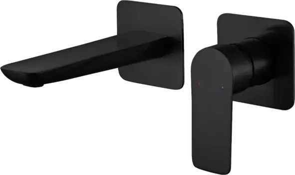 Смеситель для раковины Berges Ventas S 076008 С ВНУТРЕННЕЙ ЧАСТЬЮ, черный матовый /076008