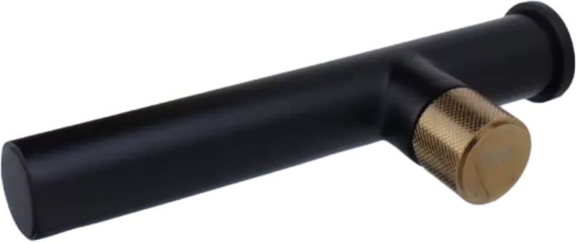 Смеситель для раковины Bronze de Luxe Avantgarde 2021MH С ВНУТРЕННЕЙ ЧАСТЬЮ, черный, розовое золото