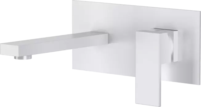 Смеситель для раковины D&K Bayern.Liszt DA1514408 С ВНУТРЕННЕЙ ЧАСТЬЮ, матовый белый