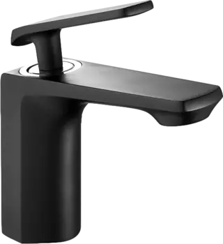 Смеситель для раковины Fashun A1081-7 черный, хром