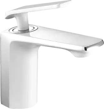 Смеситель для раковины Fashun A1081-8 белый, хром