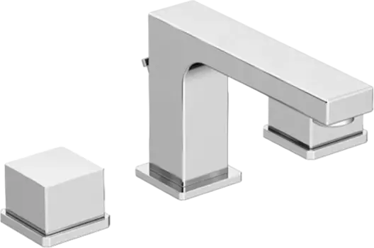 Смеситель для раковины Gattoni Kubik 2510025C0 хром, с донным клапаном