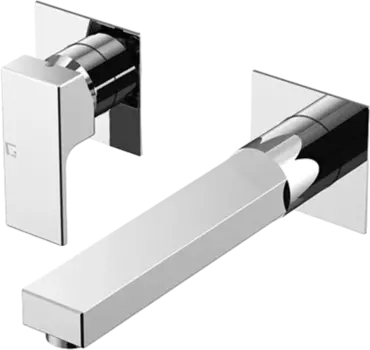 Смеситель для раковины Gattoni Kubik 2537/25C0 С ВНУТРЕННЕЙ ЧАСТЬЮ