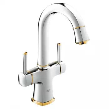 Смеситель для раковины Grohe Grandera с донным клапаном и поворотным изливом 21107IG0