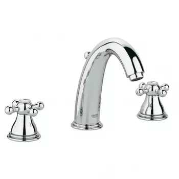 Смеситель для раковины Grohe Sinfonia на 3 отверстия с донным клапаном и высоким изливом 20015000