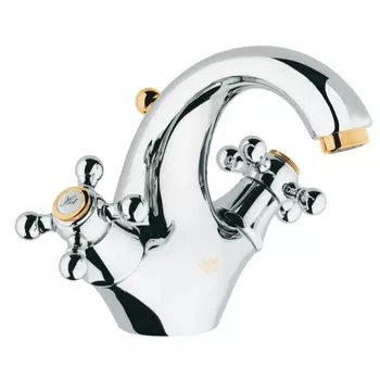 Смеситель для раковины Grohe Sinfonia с донным клапаном, вынос 130 мм 21012IG0