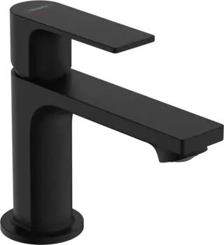 Смеситель для раковины Hansgrohe Rebris E 72554670 технология CoolStart, матовый черный