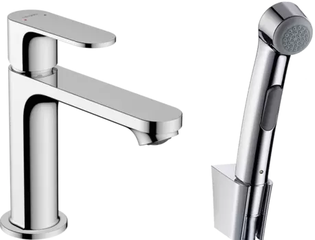 Смеситель для раковины Hansgrohe Rebris S 72215000 с гигиеническим душем, хром