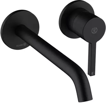 Смеситель для раковины Kludi Nova Fonte Pura 202453915 черный матовый