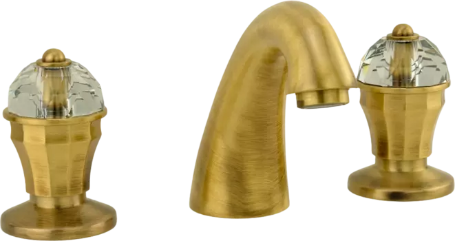 Смеситель для раковины Migliore Prestige Crystal 30859 бронза /30859